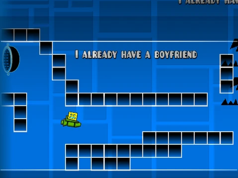 Play Geometry Dash Do You Love Me online for free