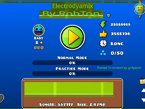 Geometry Dash Easy Electrodynamix
