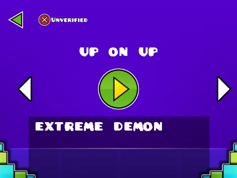 Geometry Dash Extreme Demon Level Screenshot