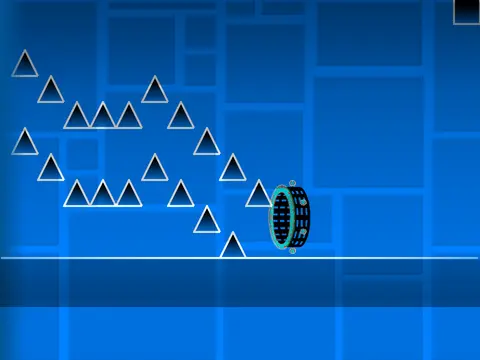 Geometry Dash Wave Challenge Gameplay