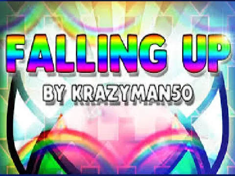 Geometry Dash Falling Up Extreme Demon level with level editor