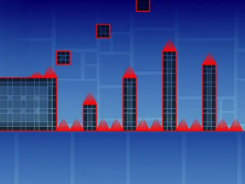 Geometry Dash Fingerdash Mobile on smartphone with touch controls