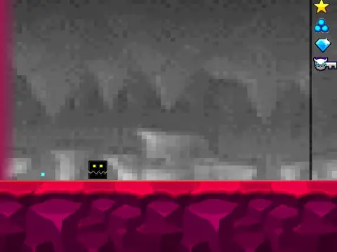 Geometry Dash Fingerdash New Update gameplay showing new environmental elements