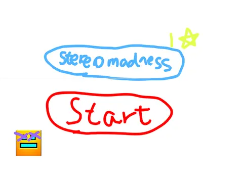 Geometry Dash Full Level showing level select screen