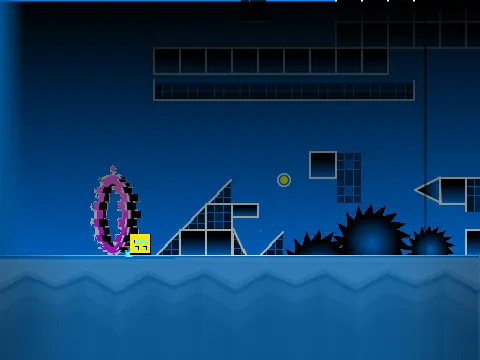 Geometry Dash Game Over Demond screenshot