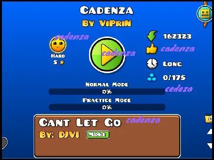 Geometry Dash Geode custom demon level gameplay screenshot