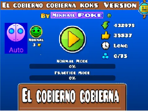 geometry dash geometry cow el gobierno gobierna koks version