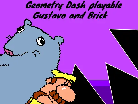 geometry dash geometry dash playable gustavo and brick