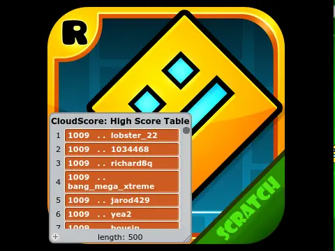 Geometry Dash Hacked No Death Screenshot