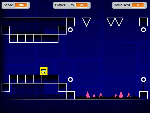 Geometry Dash Hacked Game