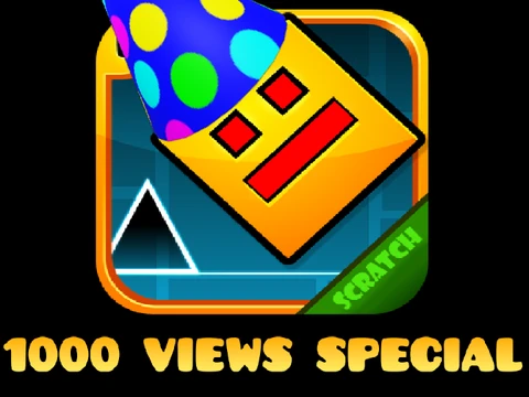Geometry Dash hard 1000 VIEWS SPECIAL