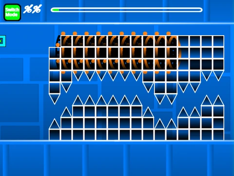 Geometry Dash hard spam level