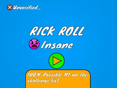 Screenshot of Geometry Dash Hardest Straight Fly level editor interface