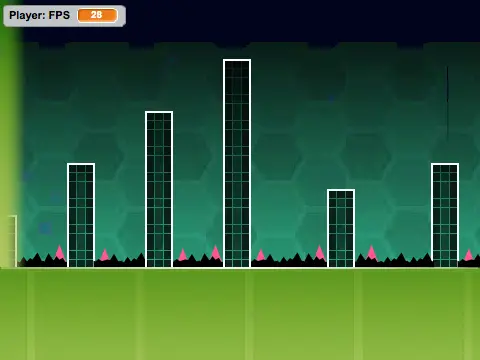 Geometry Dash Hexagon Force Game Logo