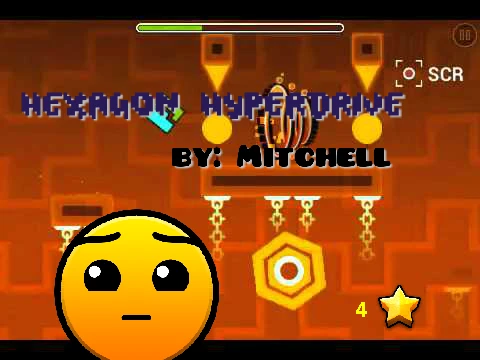 Geometry Dash Hexagon Hyperdrive by Mitchell