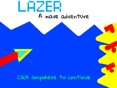 geometry dash lazer a wave adventure