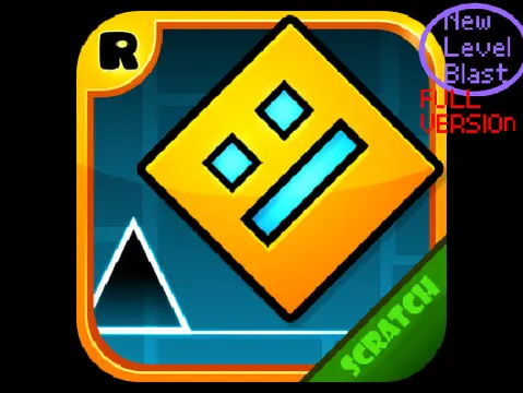 Screenshot of Geometry Dash Level Blast, a creator's first level