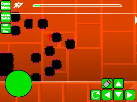 Geometry Dash Level Editor Remix teleport portals