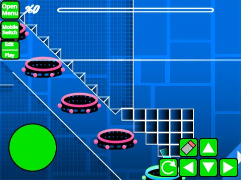 Geometry Dash Level Editor 2.1.13 Remix showing trigger configuration