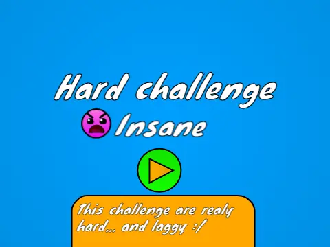 geometry dash level hard chalendge