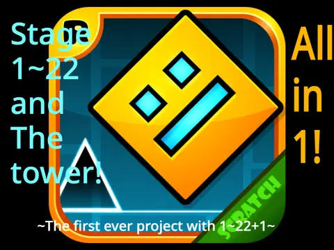Geometry Dash Levels 1-22 Game Image