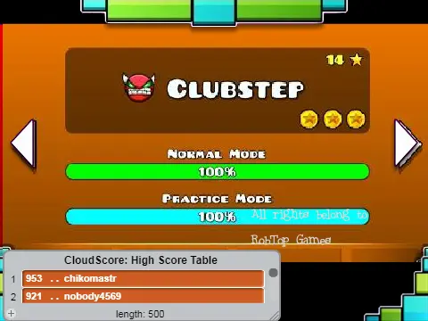 Geometry Dash Levels 13 and 14 Gameplay Image