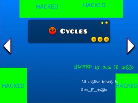 geometry dash levels hacked