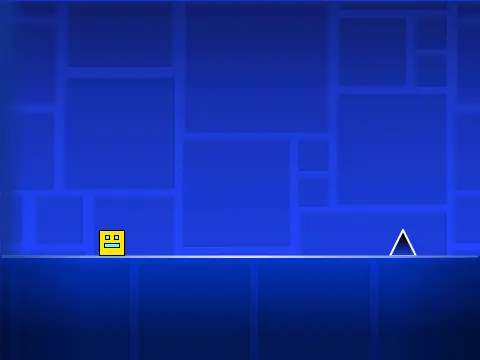 Geometry Dash Lite beginner levels 1-3 gameplay screenshot