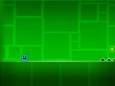 Geometry Dash Lite 3 Levels Game Screenshot