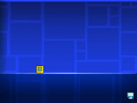 Geometry Dash Lite character jumping over spike obstacle
