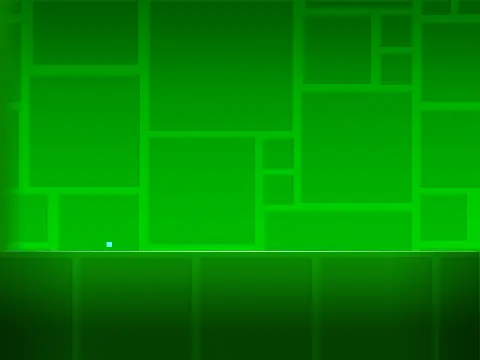 Geometry Dash Lite gameplay on computer screen