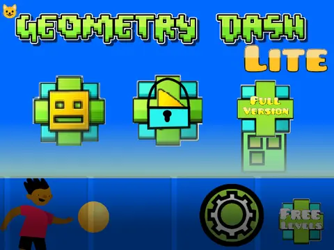 Geometry Dash Lite Demo with Ben - Gameplay Demonstration