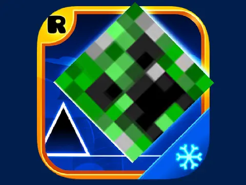 Geometry Dash Lite Minecraft Gameplay