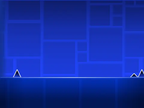 Custom fan-made level gameplay in Geometry Dash Lite Remix