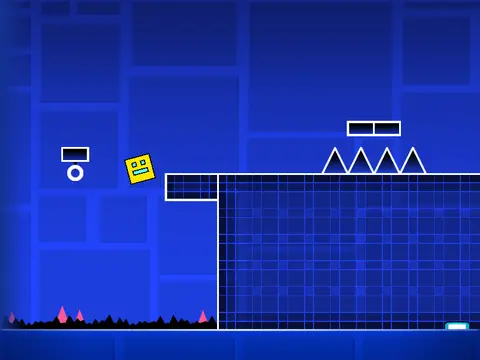 Geometry Dash Lite Subzero winter theme gameplay