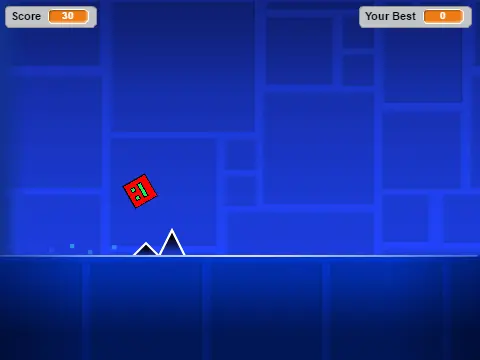 Geometry Dash Lite V1.6 early version geometric character