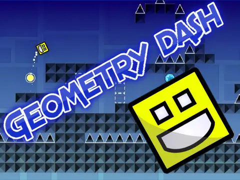 Screenshot of Geometry Dash Mobile Game on dash-geometry.com
