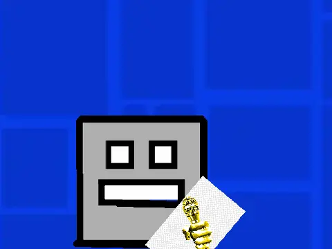 Geometry Dash Mod FNF V mashup featuring Boyfriend and Geometry Dash cube