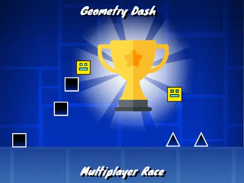 Geometry Dash multiplayer race competition