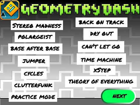 geometry dash music