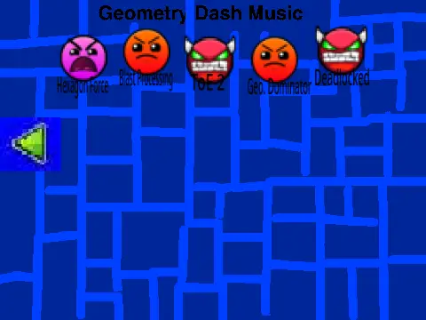 Geometry Dash Music level creator with song selection