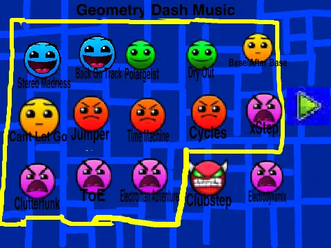Geometry Dash Music v3.2 audio features