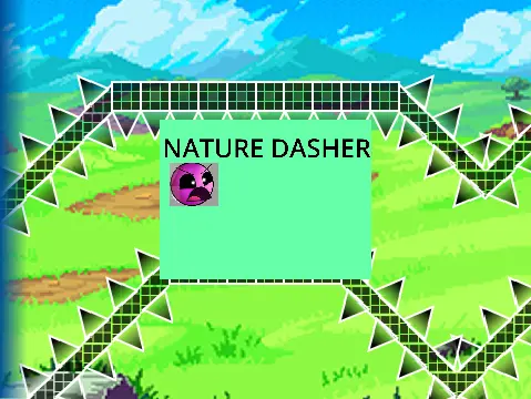 geometry dash nature dasher