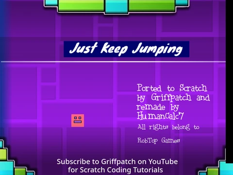 Screenshot of Geometry Dash New Colors showing vibrant recolored obstacles and platforms