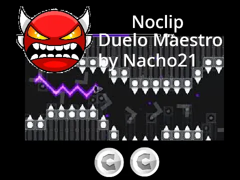 Geometry Dash Noclip Duelo Maestro no clip challenge