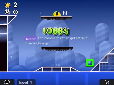 Geometry Dash Online Screenshot