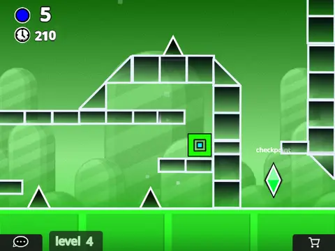 Geometry Dash Online gameplay screenshot