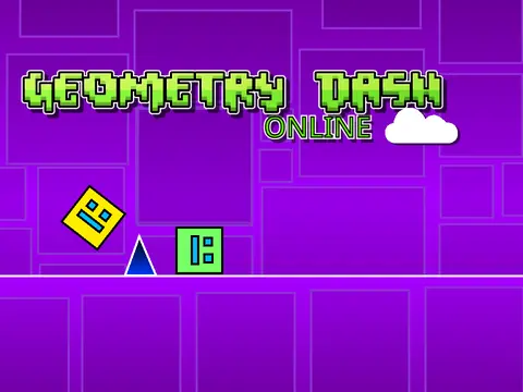Geometry Dash Online challenging gameplay