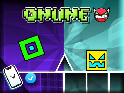 Geometry Dash Online free browser rhythm platformer
