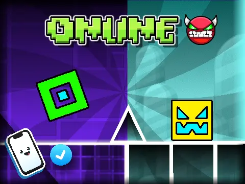 Geometry Dash Fun Race competitive platformer game
